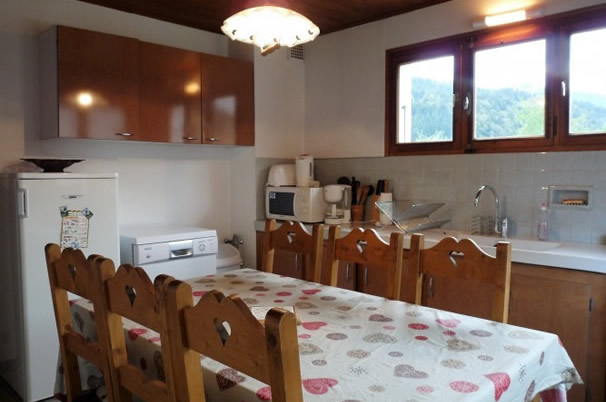 Cuisine du Chalet Ecoeur Morzine